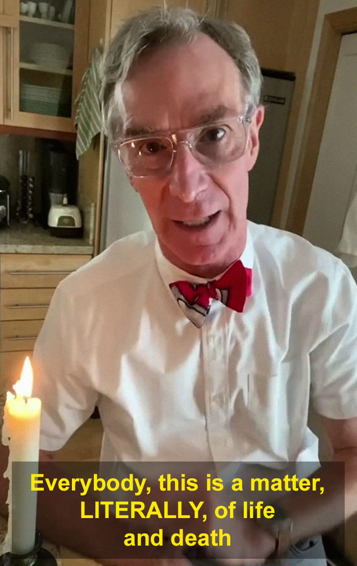 Bill Nye Makes A PSA On TikTok About How Effective Different Face Masks Are, Goes Viral Bill Nye Makes A PSA On TikTok About How Effective Different Face Masks Are, Goes Viral