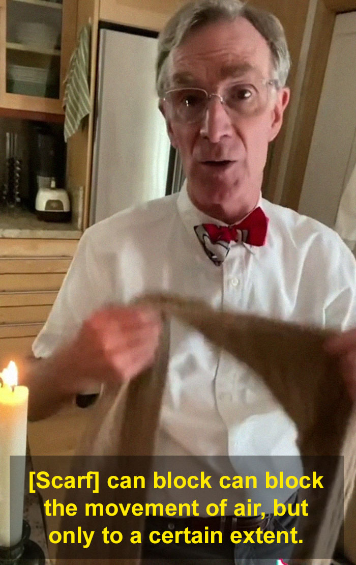 Bill Nye Makes A PSA On TikTok About How Effective Different Face Masks Are, Goes Viral