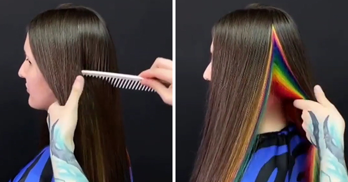 30 Bright, Rainbow-Colored Hairstyles By Russian Artist Snezhana Vinnichenko