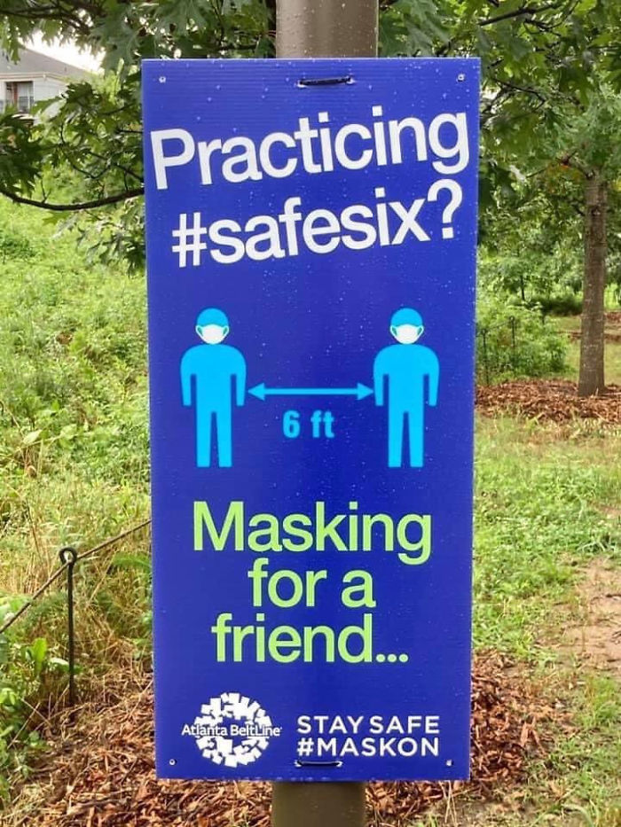 People Are Applauding This Business For Putting Up A Poster That Puts Covidiots In Their Place