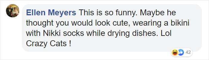 Woman Learns Her Cat Has Been Stealing Neighbors' Laundry, Asks People To Identify Their Things And Shame The Cat Woman Learns Her Cat Has Been Stealing Neighbors' Laundry, Asks People To Identify Their Things And Shame The Cat