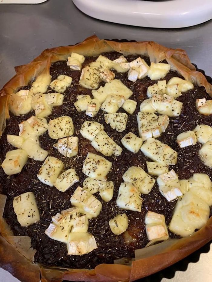 Red Onion And Brie Tart