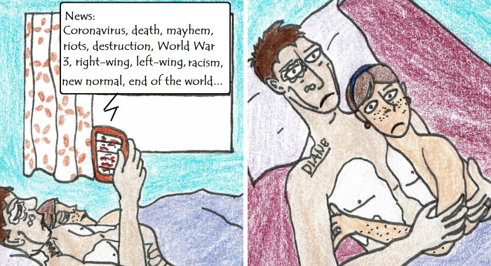 I Made 11 Comics About How Ray And Diane Handled The Lockdown