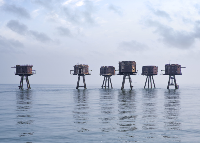 I Photographed WWII Gun Towers In Thames Estuary, UK