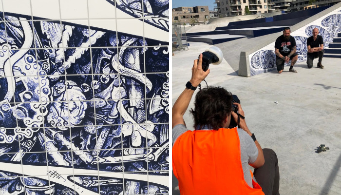 Last Year I Assisted Arno Coenen Drawing For The Largest Skate Park In The Netherlands