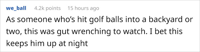 Dad Pulls An Ultimate Dad Joke On A Golfer By Pretending That His Golf Ball Hit Him In The Head