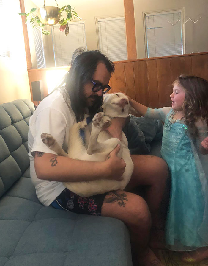 This Dad Didn’t Want Any Part Of Getting A Dog