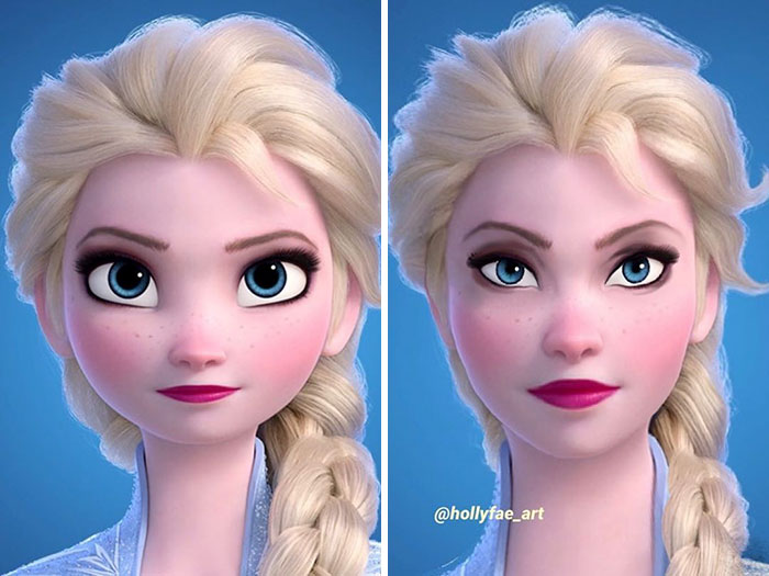 Artist Shows What 10 Disney Princesses Would Look Like With Realistic Proportions Artist Shows What 10 Disney Princesses Would Look Like With Realistic Proportions