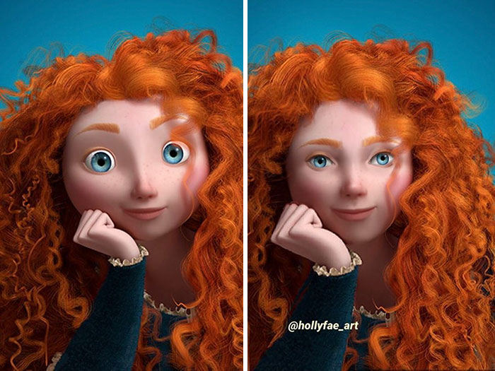 Artist Shows What 10 Disney Princesses Would Look Like With Realistic Proportions Artist Shows What 10 Disney Princesses Would Look Like With Realistic Proportions