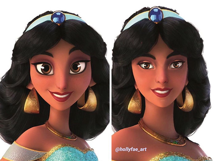 Artist Shows What 10 Disney Princesses Would Look Like With Realistic Proportions Artist Shows What 10 Disney Princesses Would Look Like With Realistic Proportions
