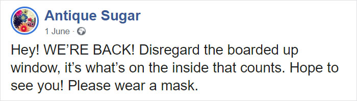 Tired Of Customers Ignoring Their Polite 'Please Wear A Mask' Sign, This Store Puts Up A New One And It Gets Dark Real Quick