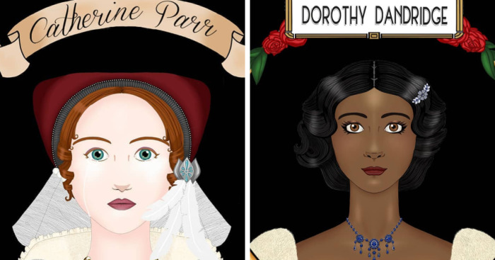 I Draw Whimsical Portraits Of Historical Women (21 Pics)