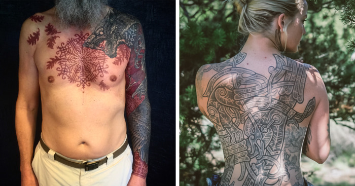 I Make Vikings Out Of People With My Tattoo Designs (16 Pics)