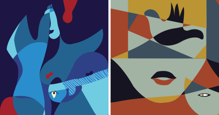 Here Are My Series Of Abstract Artwork Inspired By Famous Artists