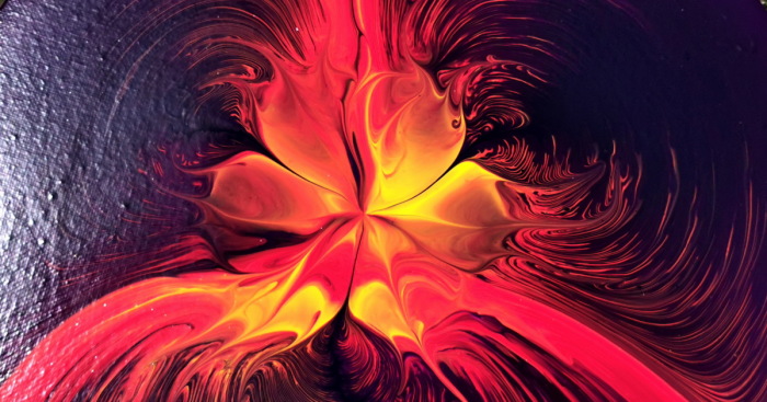 I Create Art By Pouring Paints