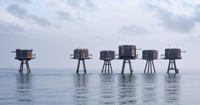 I Photographed WWII Gun Towers In Thames Estuary, UK