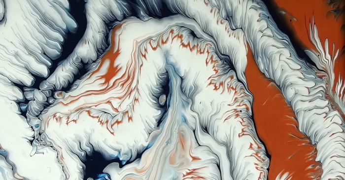 I Did This Wandering Straight Pour Using A Finger-Food Tray
