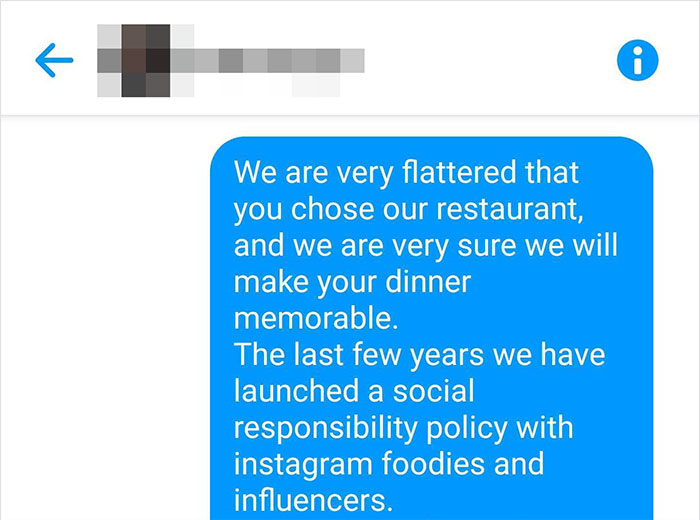 Restaurant Shows How To Shut Down Influencers Begging For Free Food For Exposure Restaurant Shows How To Shut Down Influencers Begging For Free Food For Exposure