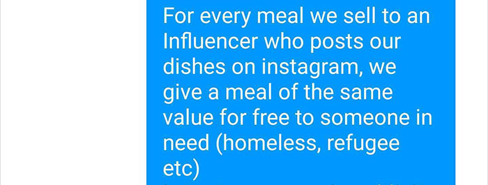 Restaurant Shows How To Shut Down Influencers Begging For Free Food For Exposure Restaurant Shows How To Shut Down Influencers Begging For Free Food For Exposure