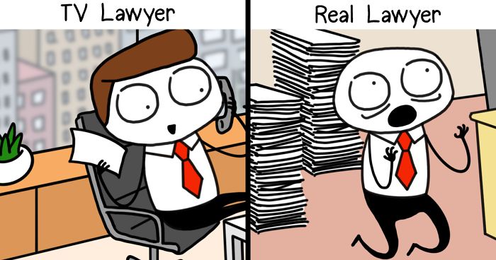 I Draw Funny Comics Based On My Experiences As A Lawyer
