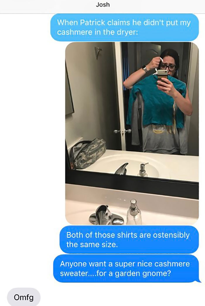 I Kept Thinking About Harry Potter And The Awful Sweater Petunia Tried To Get Him To Wear. Only I Wanted To Keep This One