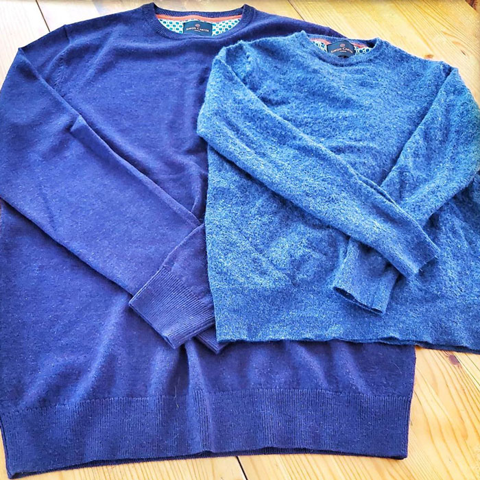 Slight Laundry Hiccup. Perhaps My 2-Year-Old Niece Would Like A Merino Wool Jumper?