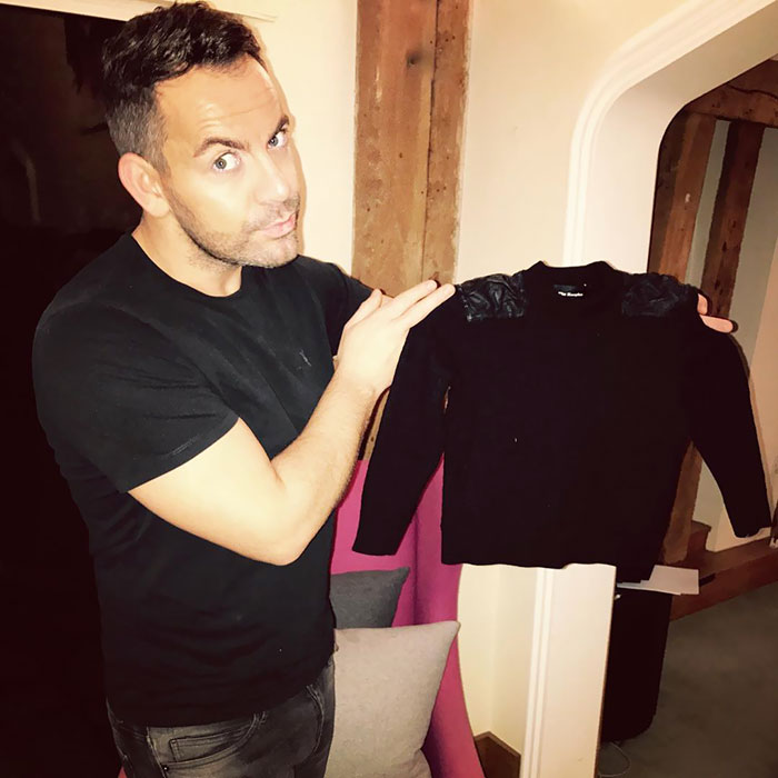 Oh My Poor Little Jumper I Loved So Much. When You Leave Paul Doing The Washing While You're In Rehearsals. Although I've Only Turned Our Washer On Once, So I Can't Really Complain