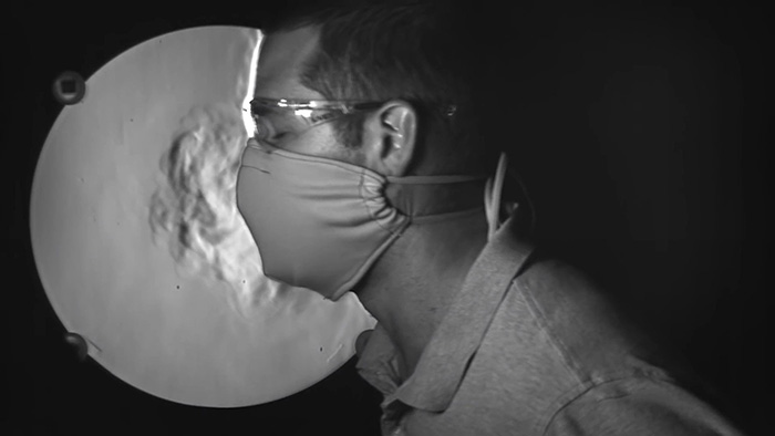 Slow Motion Video Shows How Well Different Masks Work To Stop The Spread Of COVID-19 Slow Motion Video Shows How Well Different Masks Work To Stop The Spread Of COVID-19