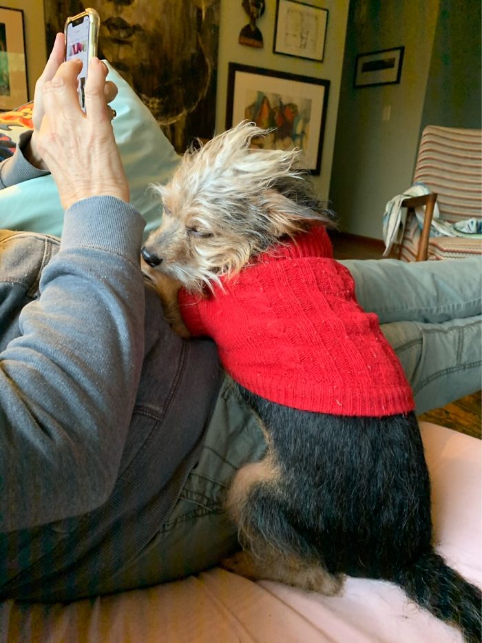 Loving Up To His Grandma - Huey Is His Name