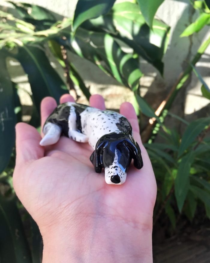 Made A Sculpture Of My Friend’s Dog