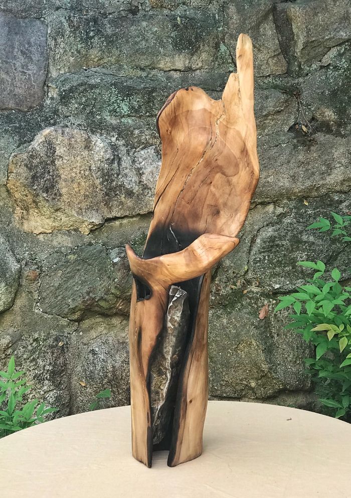 I Made Wood And Recycled Metal Cocoons For A Shelter In Place Project