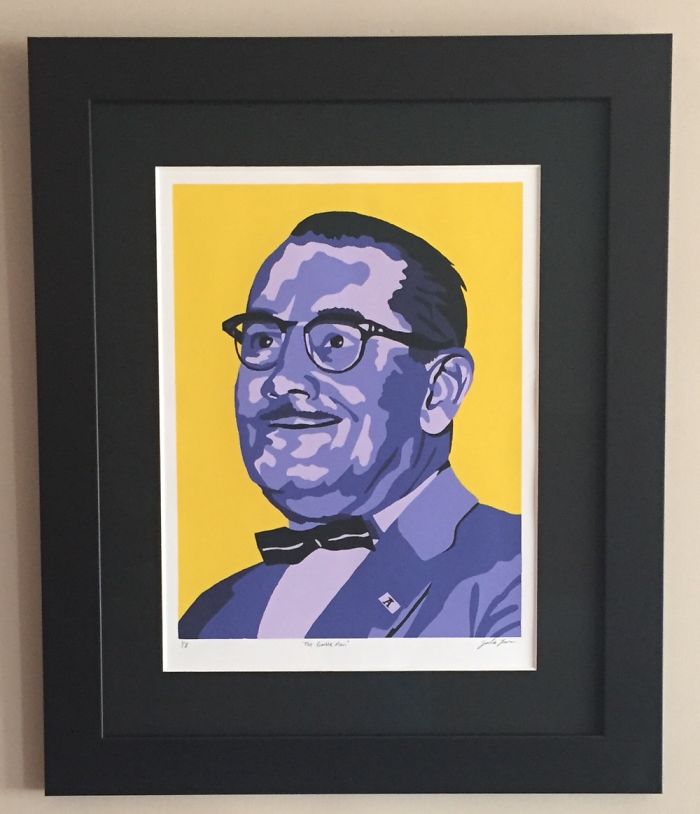 Hand Pulled Screen Print Of My Grandfather (6 Colour Separation)