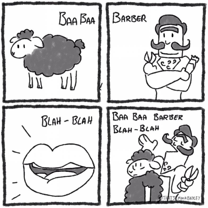 Baa Baa Barber Blah-Blah
