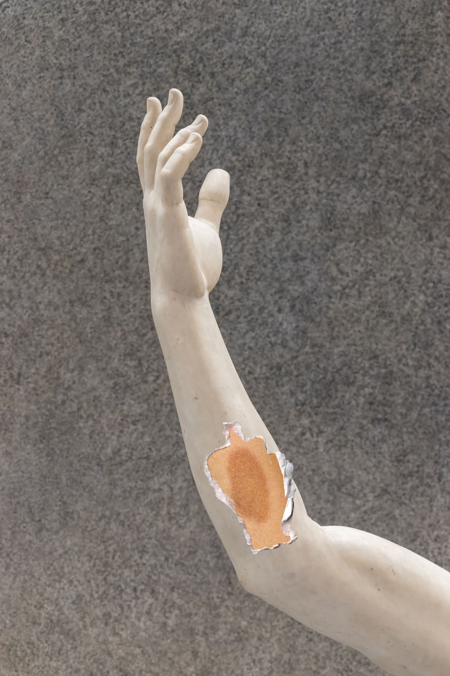 Artist Shares Body-Positive Message Through Greek Statues