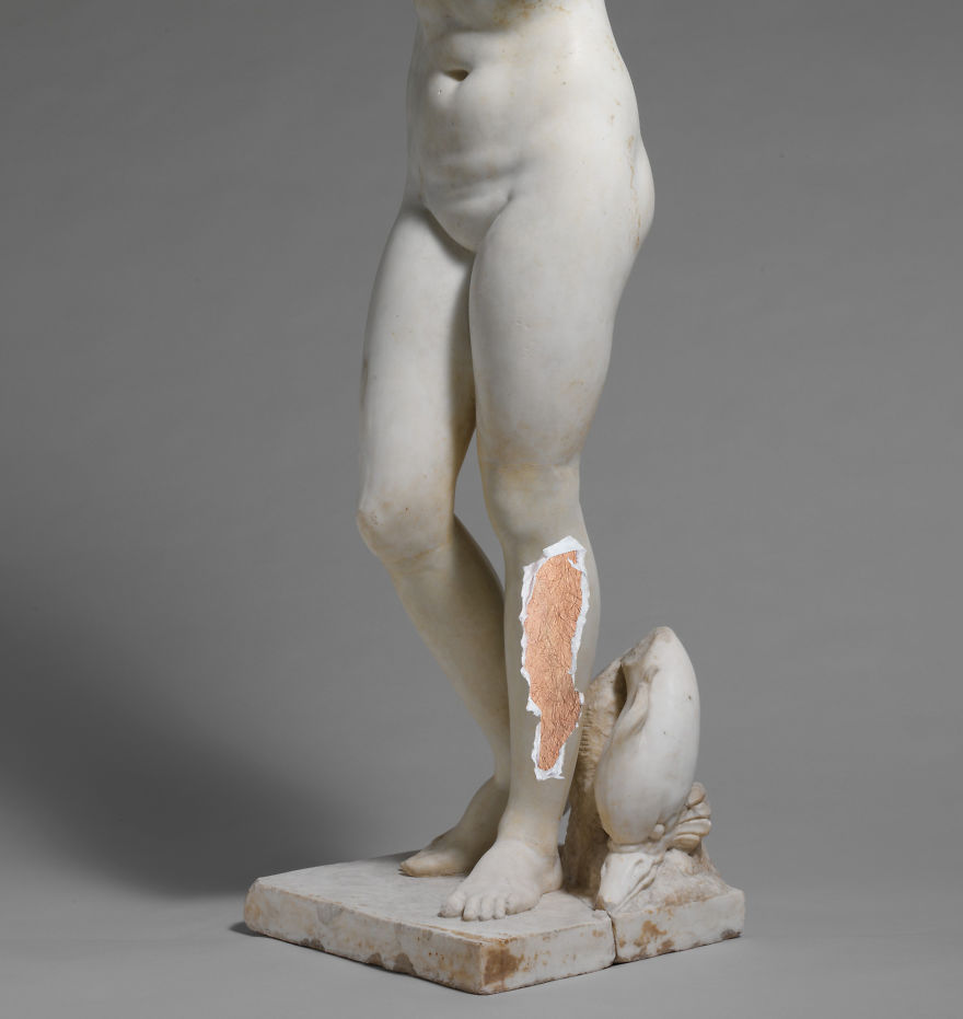 Artist Shares Body-Positive Message Through Greek Statues