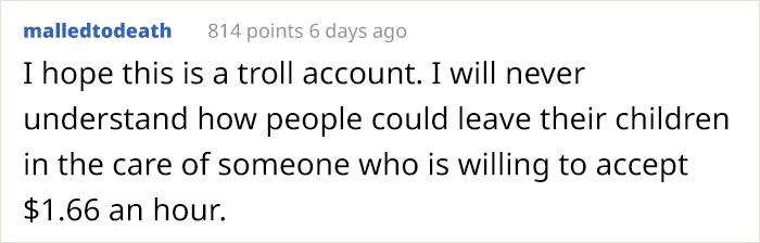 A Babysitter Ad Offering Only $100 A Week Is Going Viral For How Insane The Demands Are