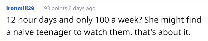 A Babysitter Ad Offering Only $100 A Week Is Going Viral For How Insane The Demands Are