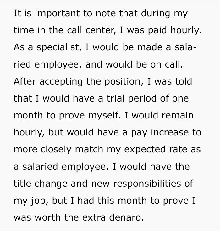 Manager Treats This Employee As Salaried When Instead He's Being Paid Hourly, Lives To Regret It Manager Treats This Employee As Salaried When Instead He's Being Paid Hourly, Lives To Regret It