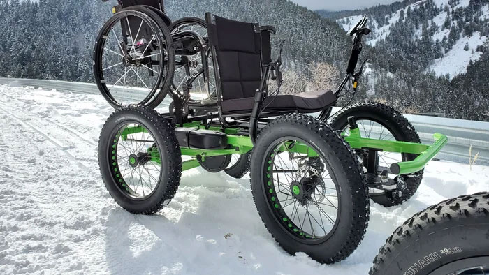 Man Designs An Off-Road "Wheelchair" So That His Wife Can Go Places She Never Imagined, It's Now Up For Mass-Production Man Designs An Off-Road "Wheelchair" So That His Wife Can Go Places She Never Imagined, It's Now Up For Mass-Production