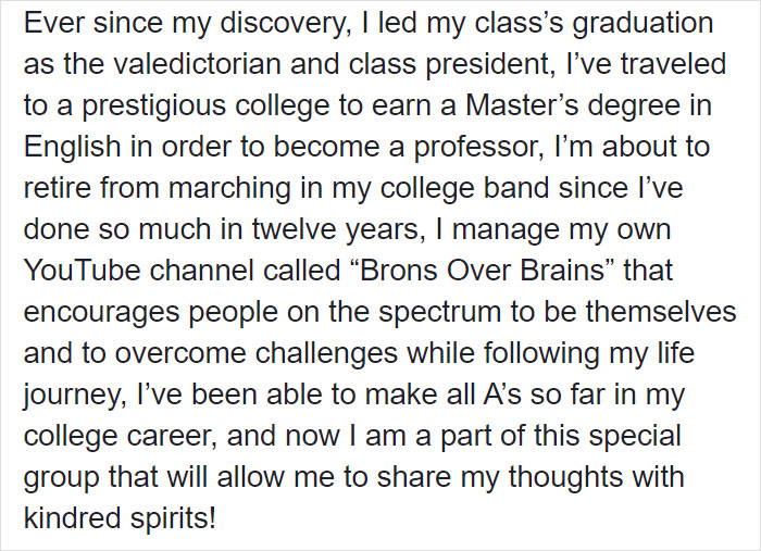 22 Y.O. Man With Rare Form Of Autism Is Inspiring People With His Story Of Self Acceptance