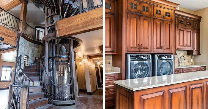 This Majestic 30,843-Square-Foot ‘Castle’ Sells For $13.95 Million And It Even Has A Fitness Center And Indoor Shooting Range