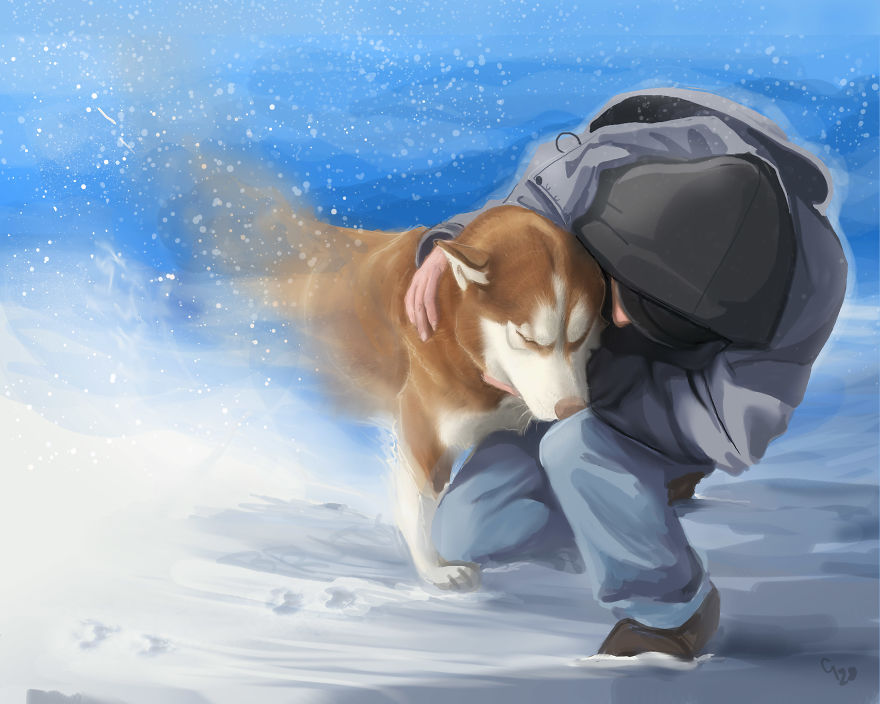 You Can't Hold Onto Them Forever. No Matter How Hard You Squeeze. Brutus Is Featured Here With His Favorite Human