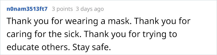 Random Person Yells At A Mask-Wearing Nurse After Her 15-Hour Shift, She Pens The &lsquo;Perfect&rsquo; Response