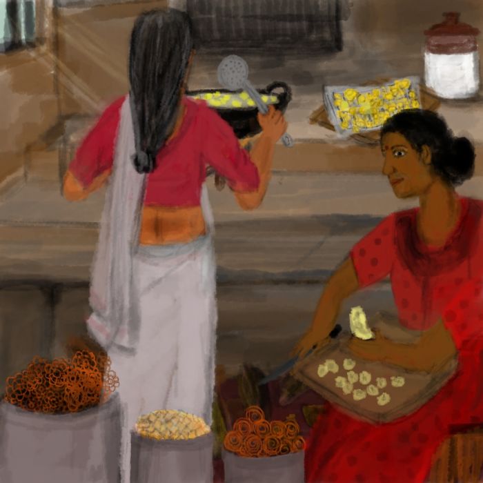 I'm A Self-Taught Amateur Artist And I Illustrate Memories Of My Hometown In South India