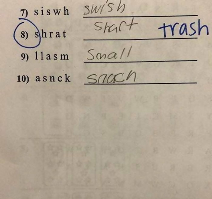 Kids Spell The Darndest Things