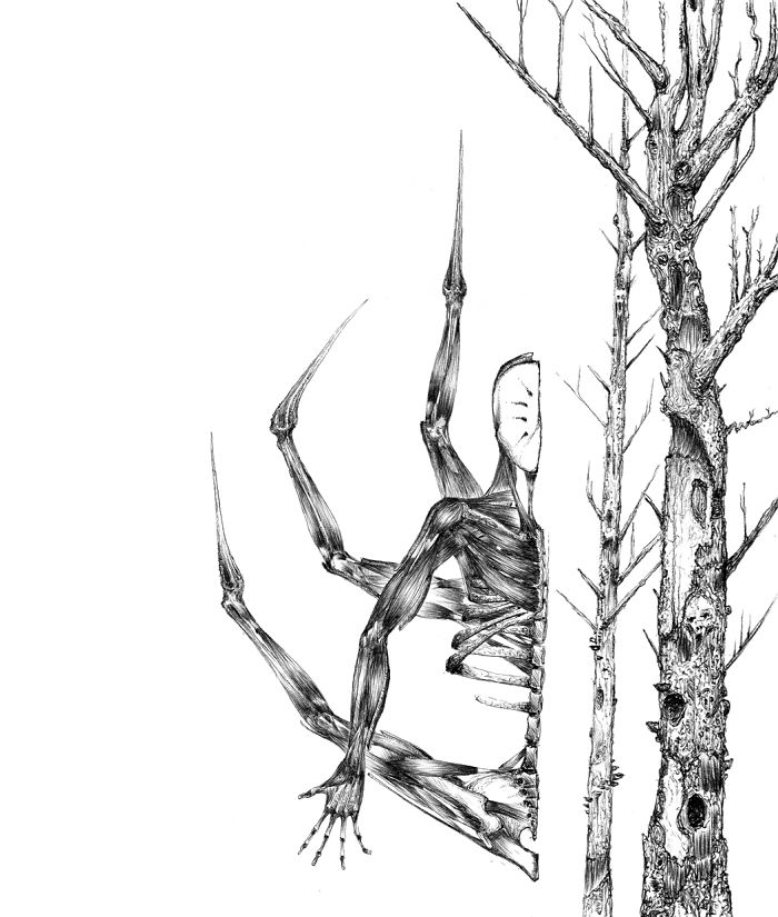 I Draw Spooky Things With Ballpoint Pens