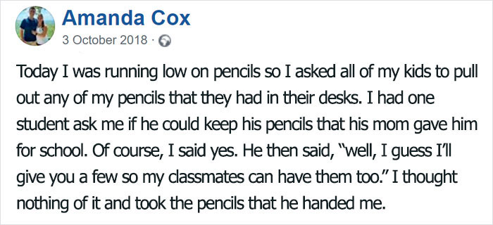 "This Is Why I Teach": Teacher Shares The Most Heartwarming Notes Student's Mom Writes On His Pencils "This Is Why I Teach": Teacher Shares The Most Heartwarming Notes Student's Mom Writes On His Pencils