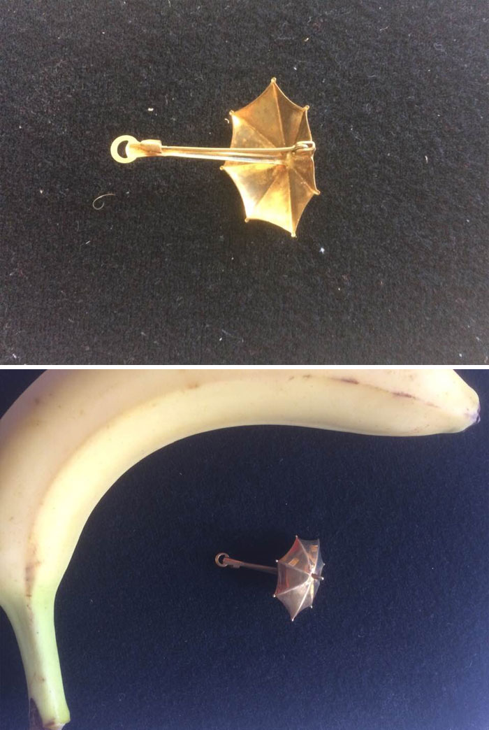 My Paternal Grandfather Was Killed In A Freak Accident In 1922 When My Grandmother Was Pregnant With Her 5th Child. He Was A Dentist And Made This Brooch From Dental Gold That He Poured Into A Holly Leaf. Being The Oldest Grandchild I Am The Very Proud Owner