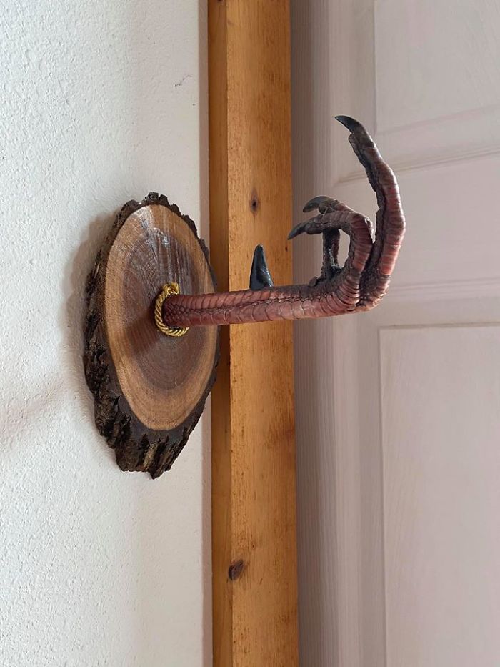 Found At The Hairy Mosquito In Nw Minnesota Over The Holiday Weekend. Can’t Wait For My Guests To Be Flicked Off By A Turkey As They Enter. Our New Home Finally Feels Complete