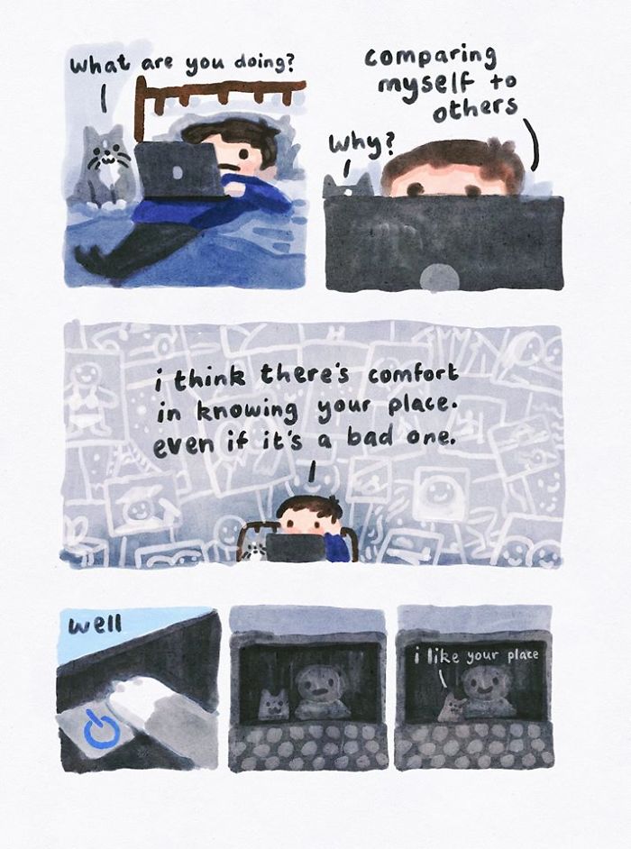 Watercolour-Artist-Cat-Comics